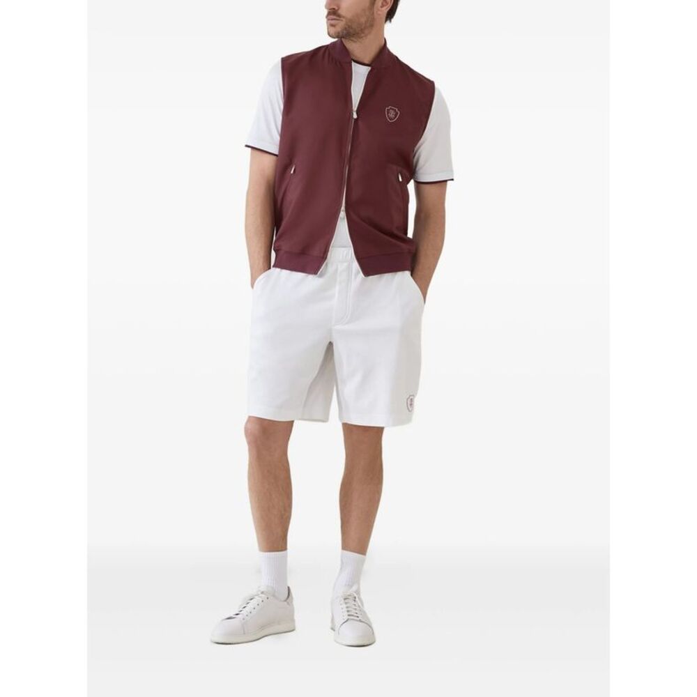 Brunello Cucinelli White Shorts - Track & Running Shorts Men